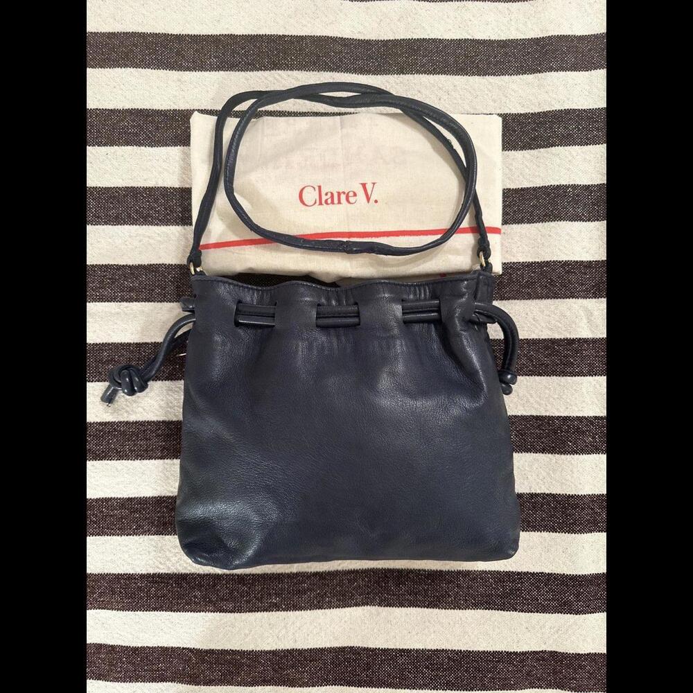 Clare V. Petit Henri Navy Blue